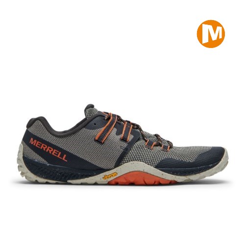Merrell Glove 6 Eco Laufschuhe Herren Grau [DE-UVBJQ]